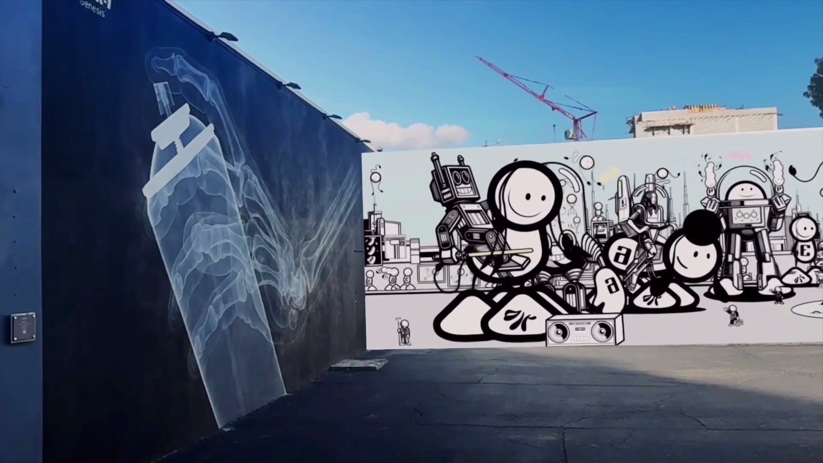 The London Police's AR mural at Wynwood Walls
