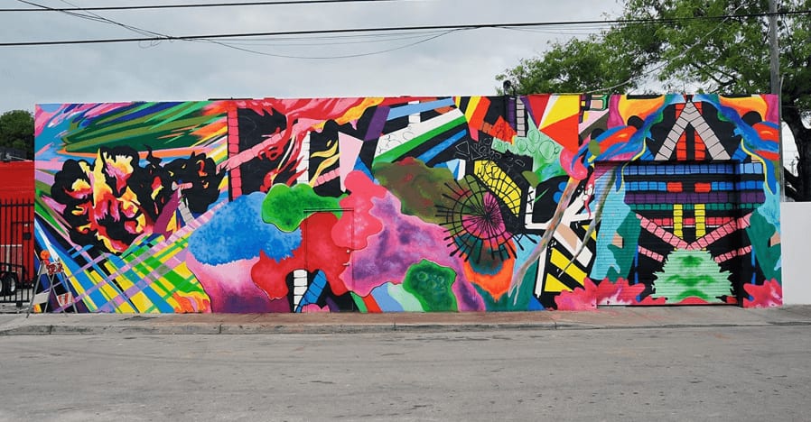 Avaf mural at Wynwood Walls