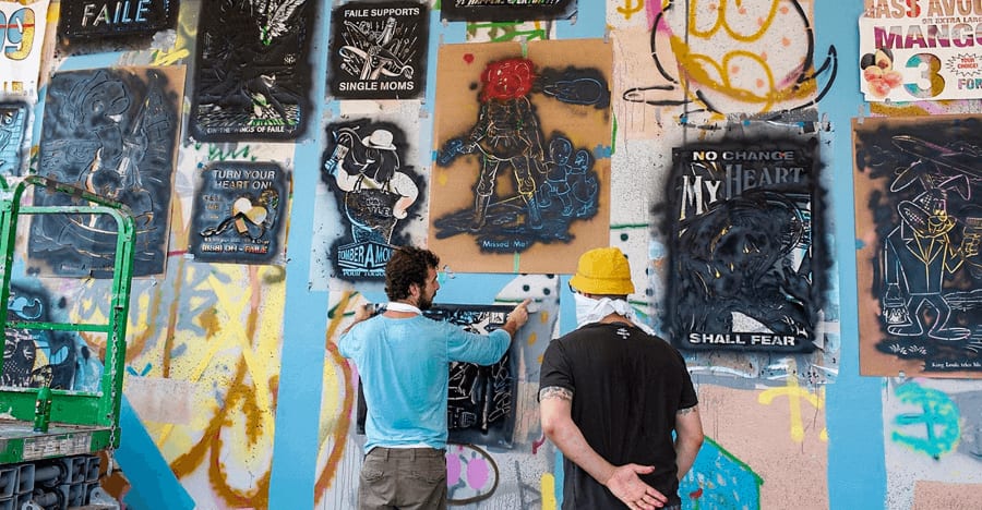 BÄst mural at Wynwood Walls