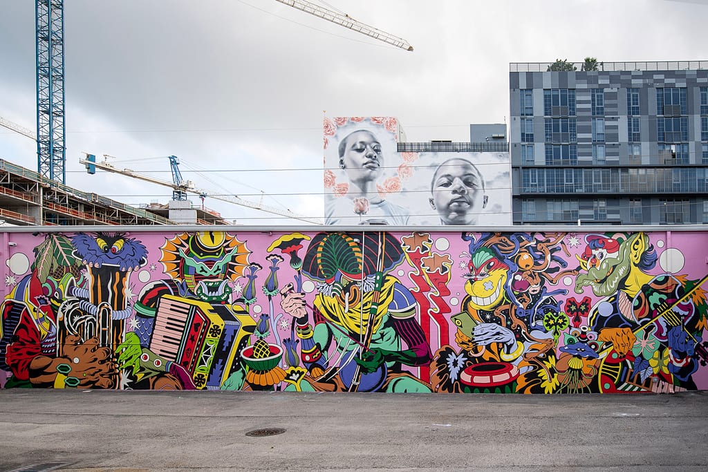 Bicicleta Sem Freio mural at Wynwood Walls