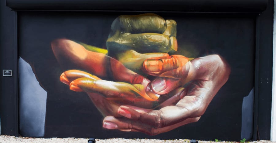 Case mclaim mural at Wynwood Walls