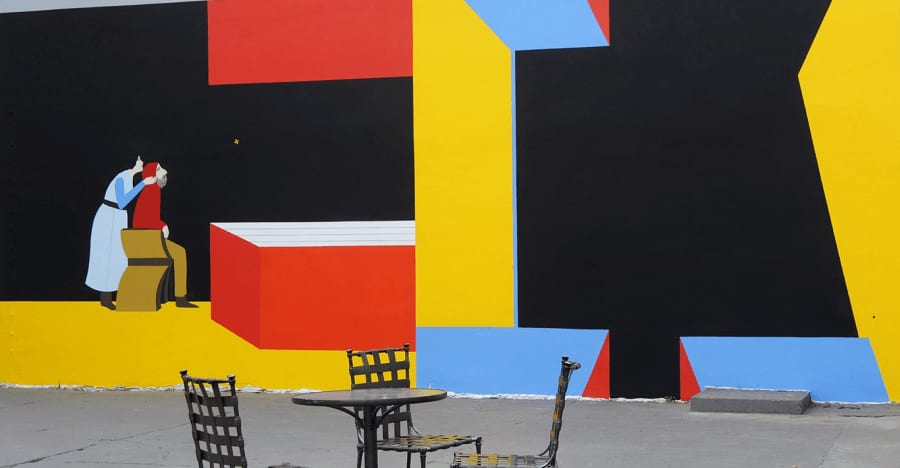 clare rojas mural at Wynwood Walls