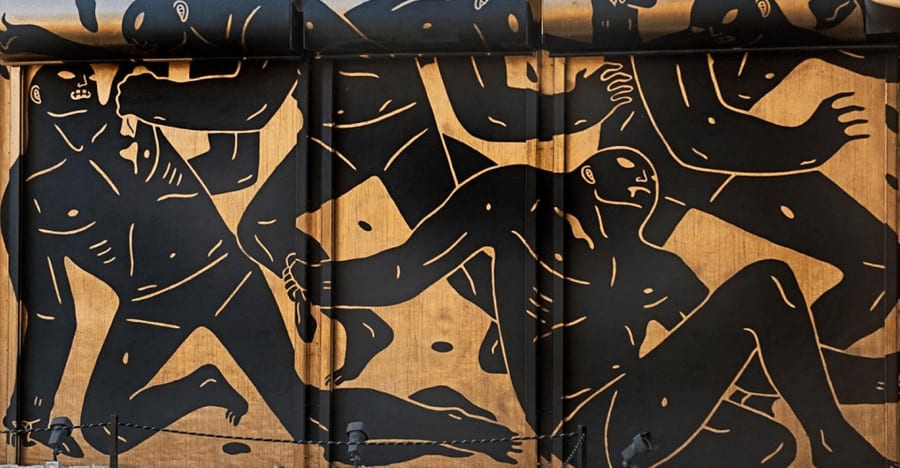 cleon peterson mural at Wynwood Walls