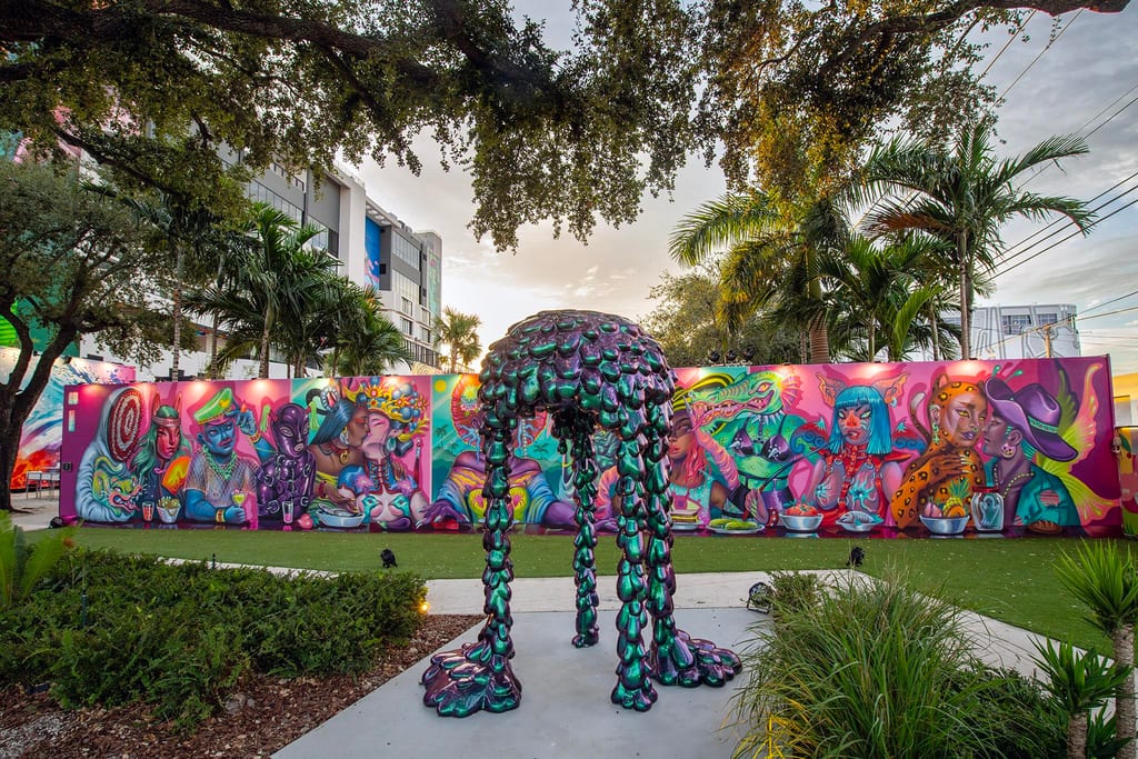 Dan Lam mural at Wynwood Walls