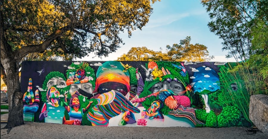 dasic fernandez mural at Wynwood Walls