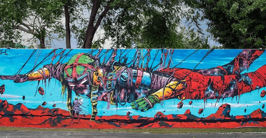 deih mural at Wynwood Walls