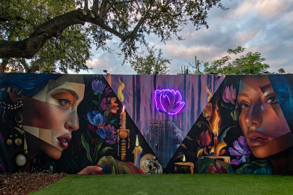 ELLE mural at Wynwood Walls