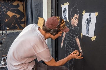 Portrait of Ernest Zacharevic
