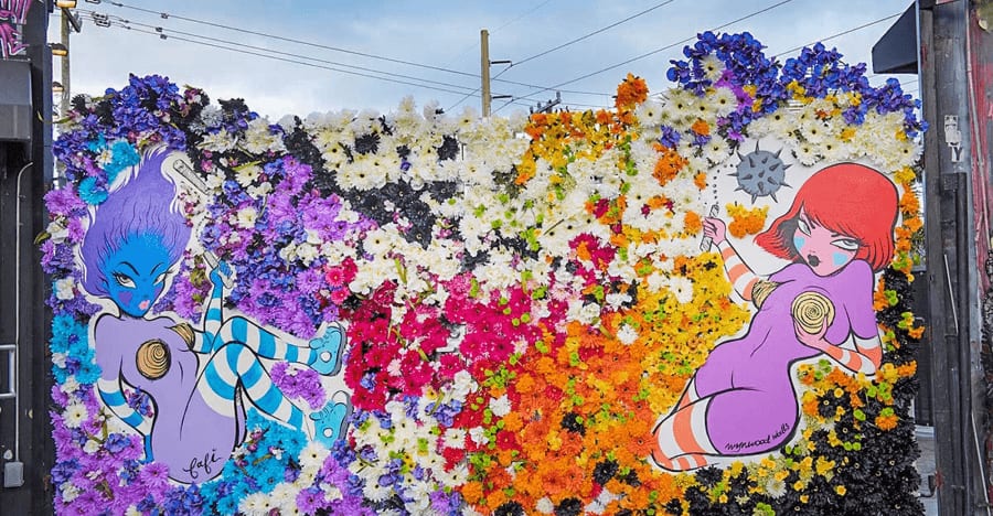 fafi mural at Wynwood Walls