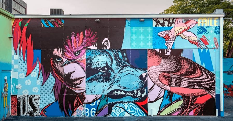 faile mural at Wynwood Walls
