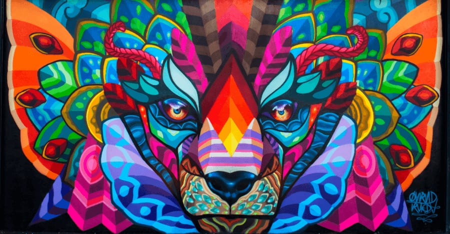 farid rueda mural at Wynwood Walls