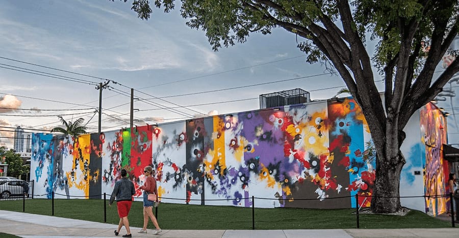 Futura 2000 mural at Wynwood Walls