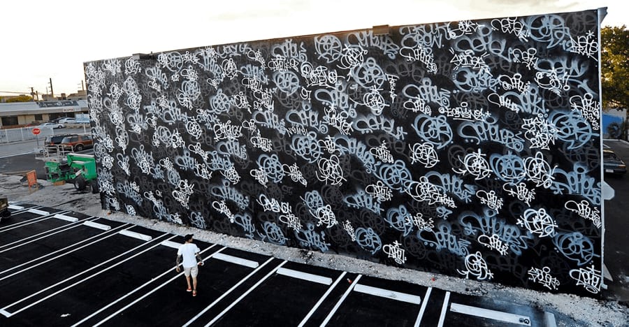 irak crew mural at Wynwood Walls