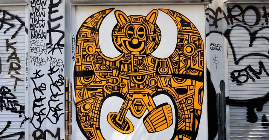 joe grillo mural at Wynwood Walls