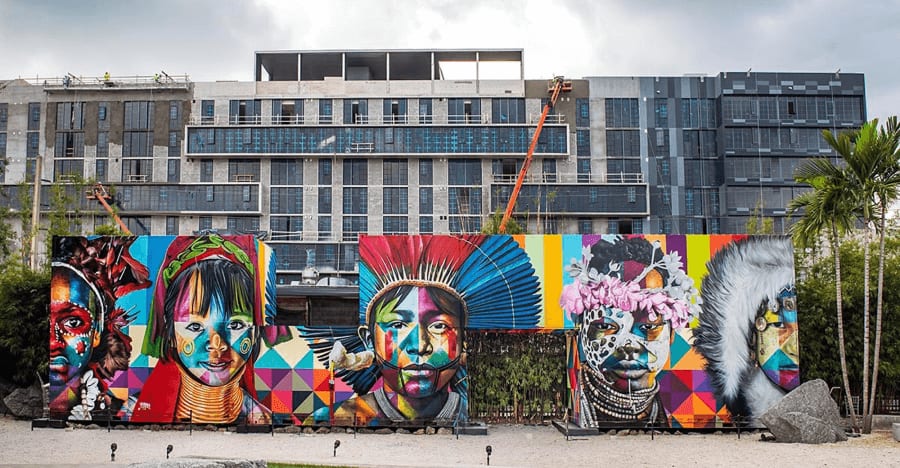 kobra mural at Wynwood Walls