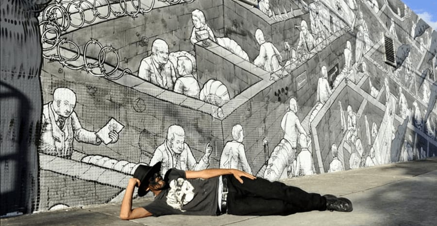 liqen mural at Wynwood Walls