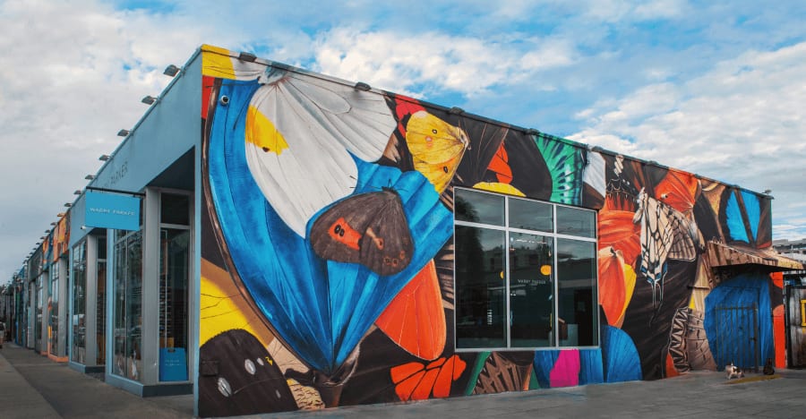 mantra mural at Wynwood Walls