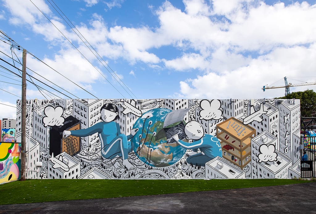 millo mural at Wynwood Walls