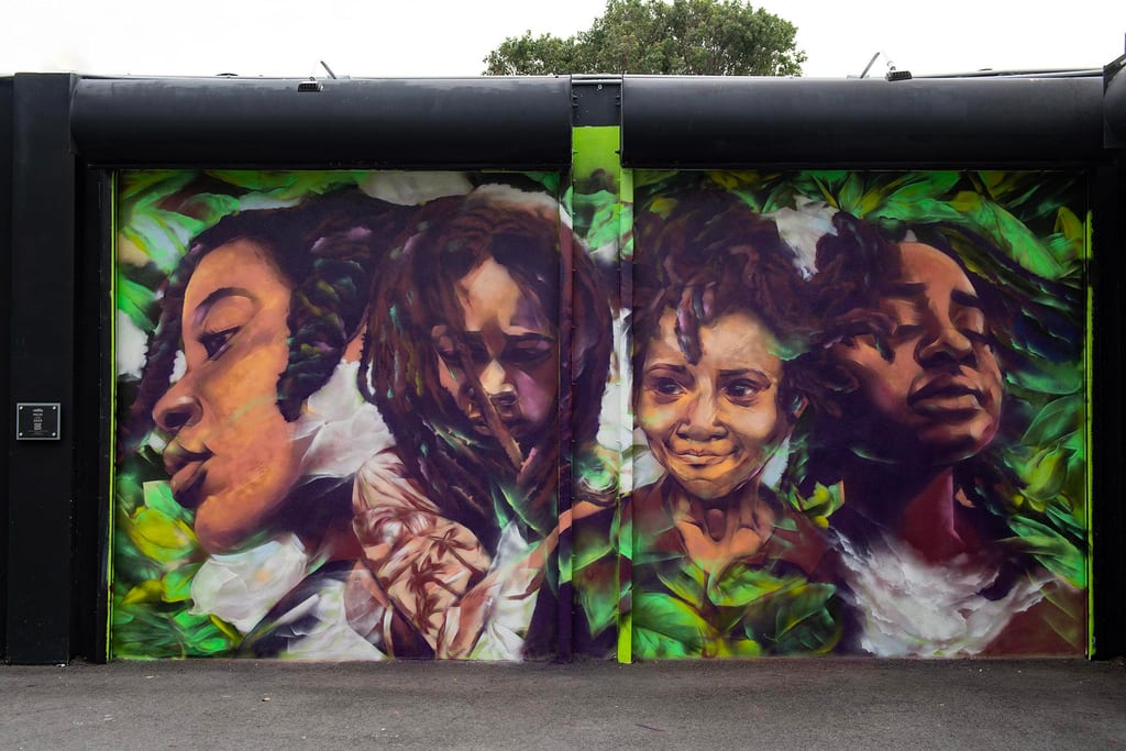 Mojo mural at Wynwood Walls