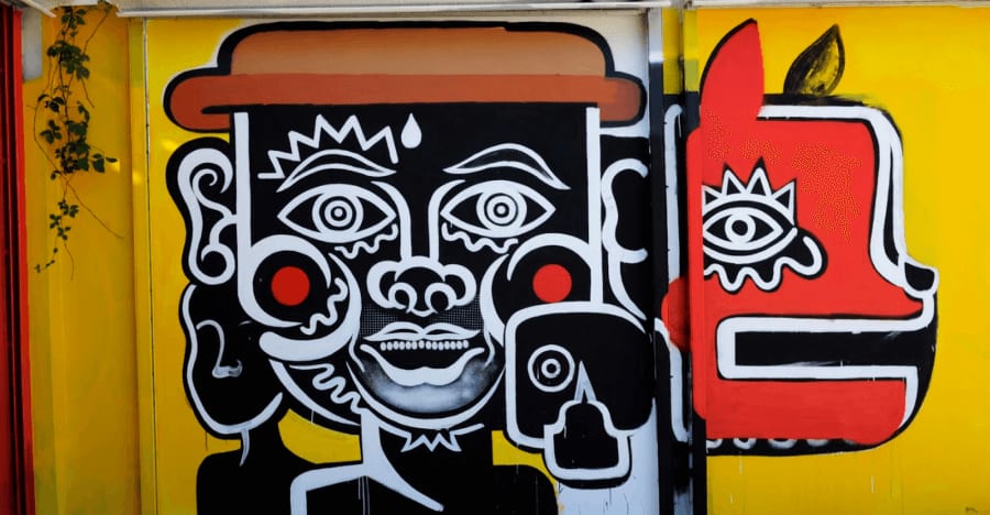 neuzz mural at Wynwood Walls