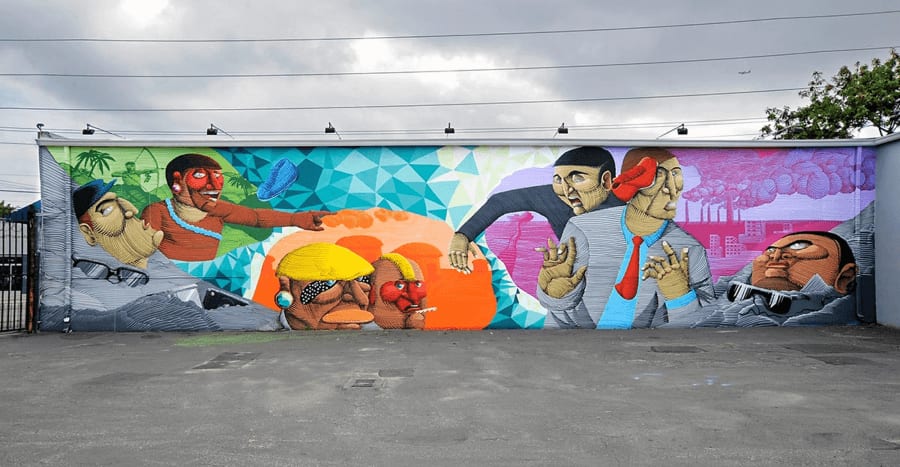 nunca mural at Wynwood Walls