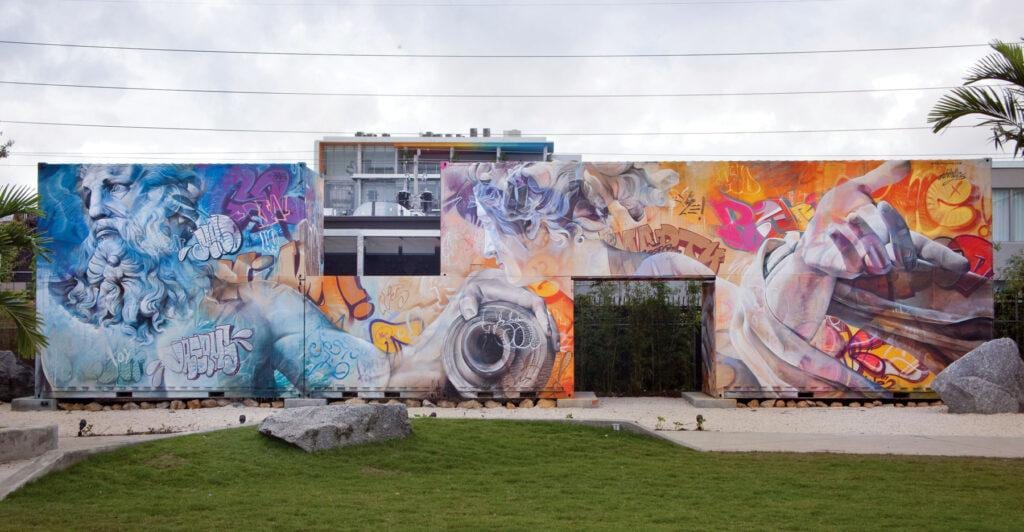 PichiAvo mural at Wynwood Walls