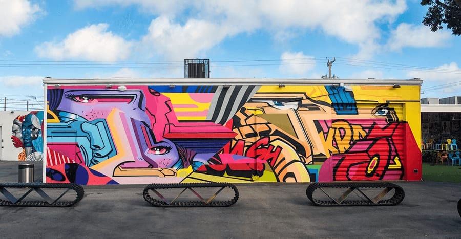 pro 176 mural at Wynwood Walls