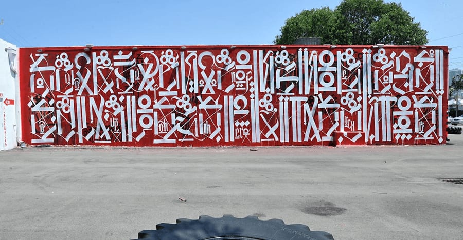 retna mural at Wynwood Walls