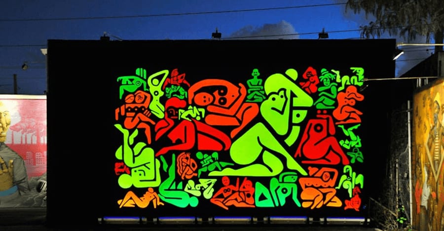 ryan mcginness mural at Wynwood Walls