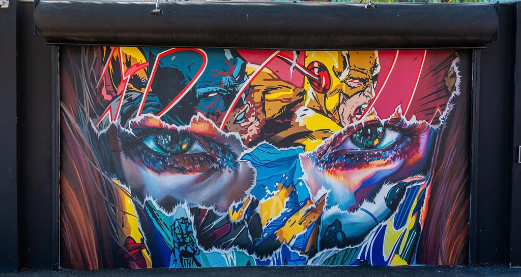 Sandra Chevrier mural at Wynwood Walls
