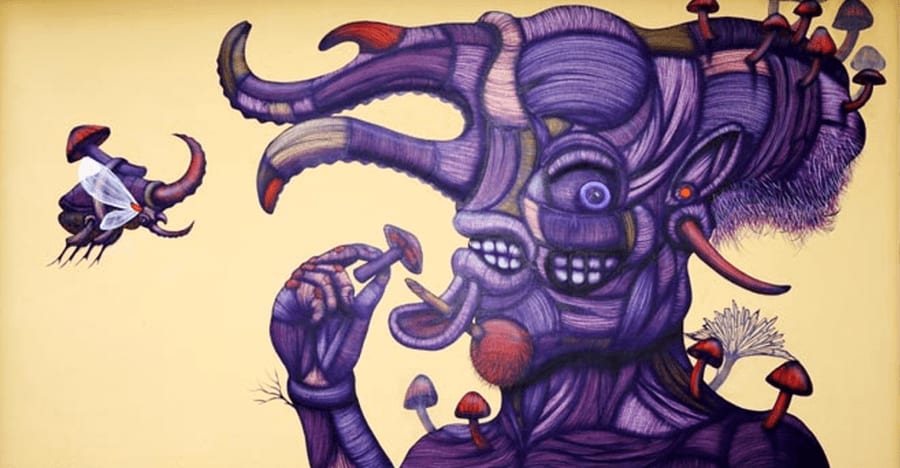 sego mural at Wynwood Walls