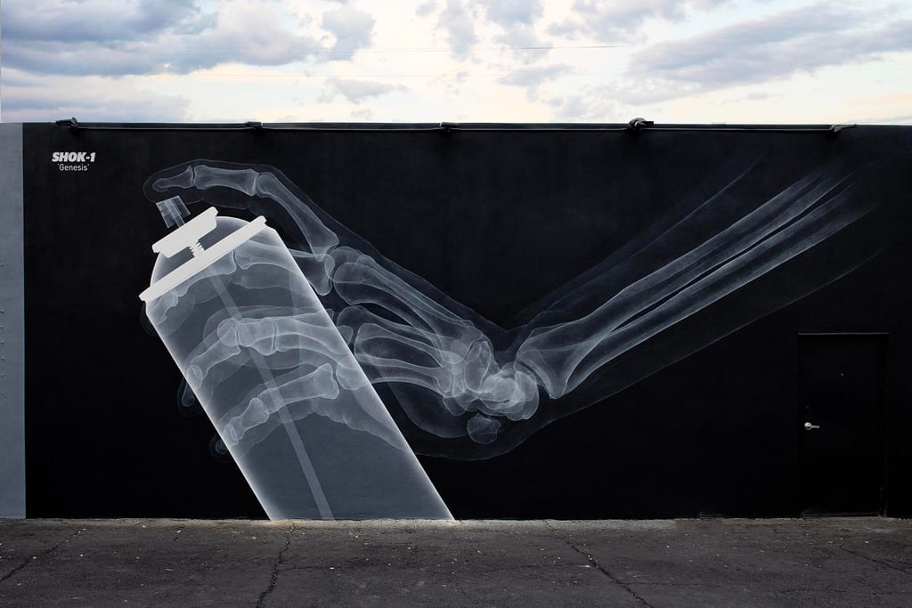Shok-1 mural at Wynwood Walls