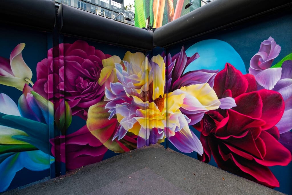 SOPHIE MESS mural at Wynwood Walls