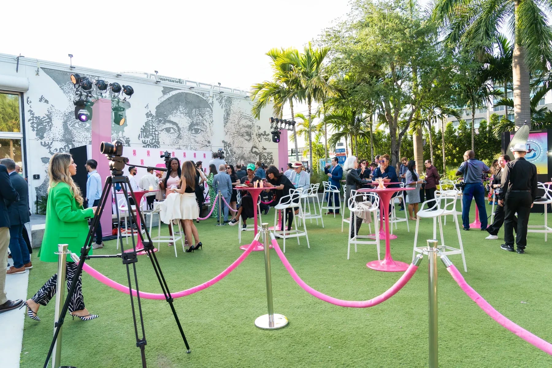Guests at the FIFA World Cup 2026 Miami poster unveiling reception