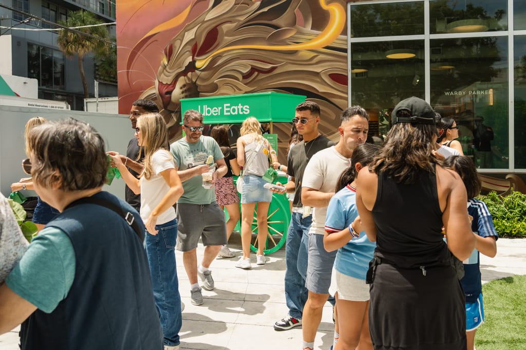 An arts and food event inside Wynwood Walls