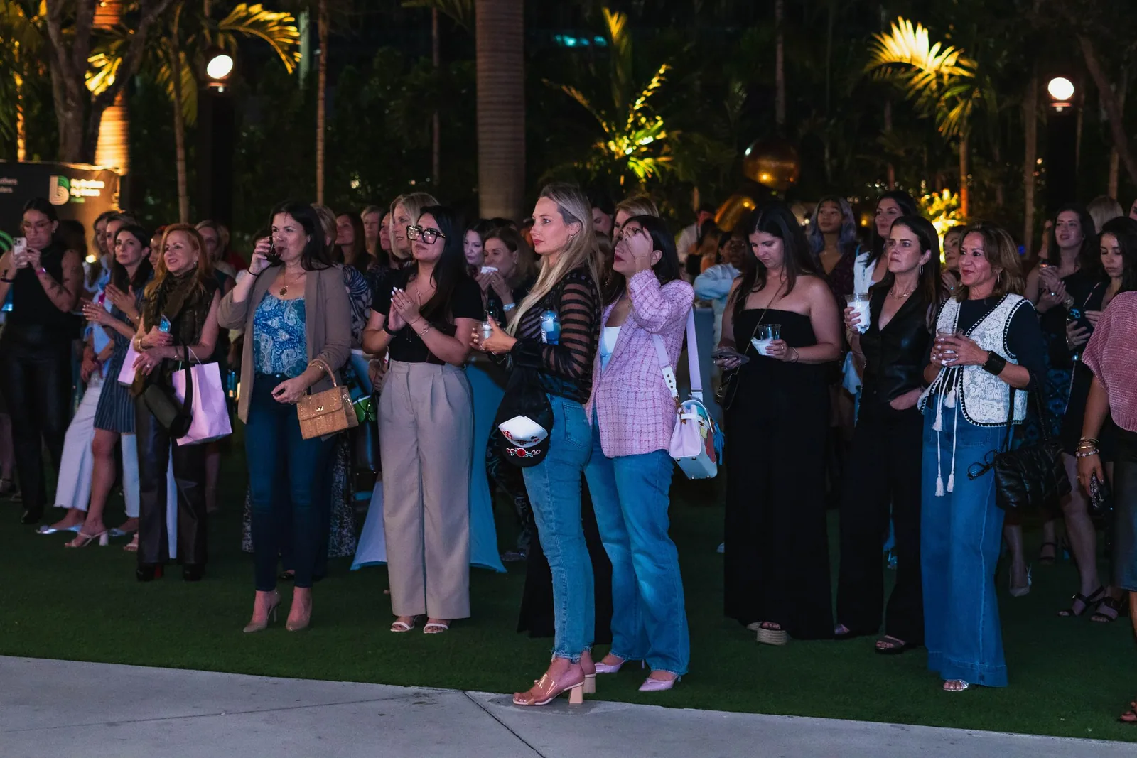 A large audience gathered for the Girls Night Out Gala at Wynwood Walls